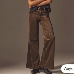 Pilcro Hi-rise Flare Corduroy Jeans